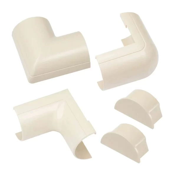 D Line D-Line ABS Plastic Magnolia Trunking Accessories 5 Pieces 1