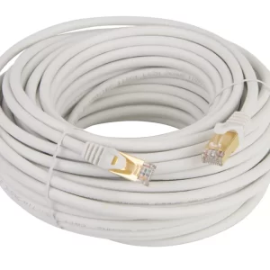 Labgear White Shielded RJ45 Cat 7 Ethernet Patch Lead 20m 9