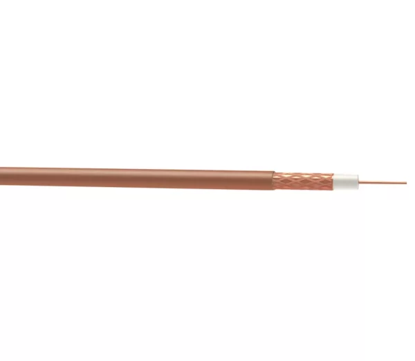 Time GT100 Brown 1-Core Round Coaxial Cable 50m Drum 1