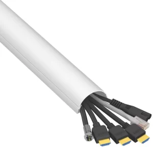 D Line D-Line PVC White TV Trunking 50mm X 25mm X 1.5m 2 Pack 10
