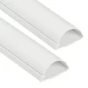 D Line D-Line PVC White TV Trunking 50mm X 25mm X 1.5m 2 Pack 7