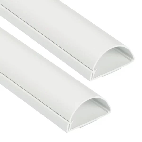 D Line D-Line PVC White TV Trunking 50mm X 25mm X 1.5m 2 Pack 1