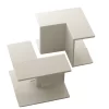 Tower Internal Trunking Corner 38 X 25mm 2 Pack 7